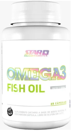 Omega 3 Fish Oil 1000 mg (60 caps) - Star Nutrition
