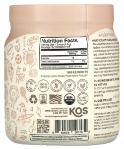 Organic Lions Mane (364g) - KOS Nature Powered - comprar online