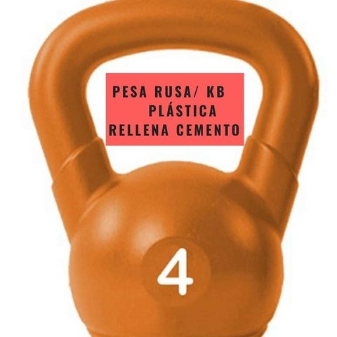 Pesa Rusa Plástica (4 Kg) - MM Fitness