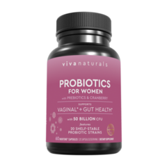 Probiotics For Women (60 capsulas) - Viva Naturals