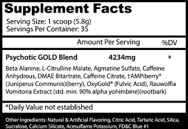 Psychotic Endurance con creatina (35 servicios) - Insane Labz - comprar online