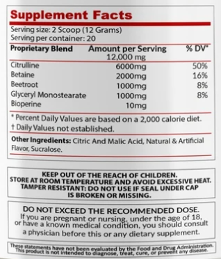 Pump It, Low Stim Pre Workout (240 grs) - KN - comprar online