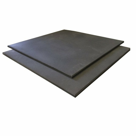 PISO DE CAUCHO RECICLADO 1M X 1M X 13MM, NEGRO - MM Fitness