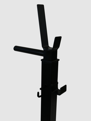 Rack Clasico con porta disco doble Nacional - MM Fitness - MMSuplementos