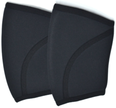 RODILLERAS NEOPRENE CROSSFIT LEVANTAMIENTO 5 ML NEGRAS TALLE M (POR PAR) - MM Fitness