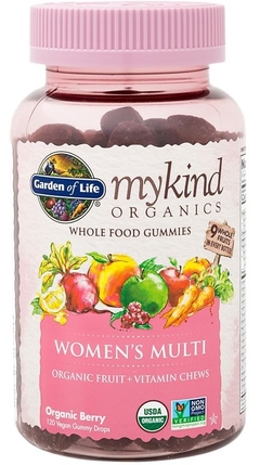 Womens Multi Organic Fruit + Vitamin Chews x 120 gummies - Garden of Life