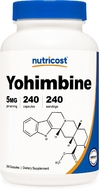 Yohimbine 5 mg (120 capsulas) - Nutricost
