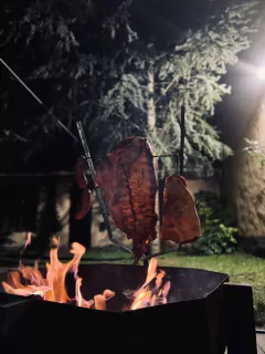 Imagen de Fogonero ETIQUETA NEGRA + ASADOR+ PARRILLA