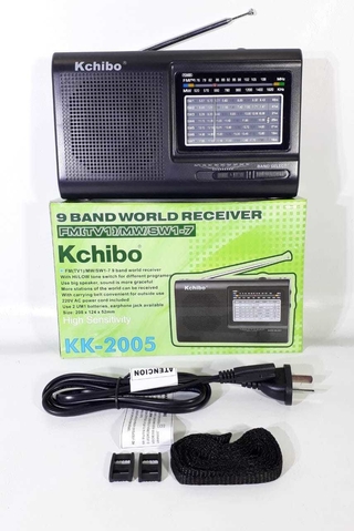 RADIO AM/FM KCHIBO 9 BAND