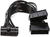 Cable Adaptador PSU Dual p/ 2 Fuentes 24Pin 30cm Minería