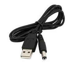 Cable Cargador Usb A Plug 5,5x2,5mm