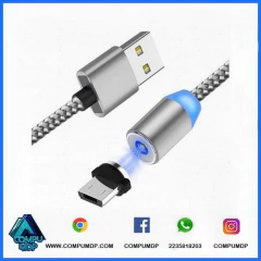CABLE MICROUSB MAGNETICO CON LUZ