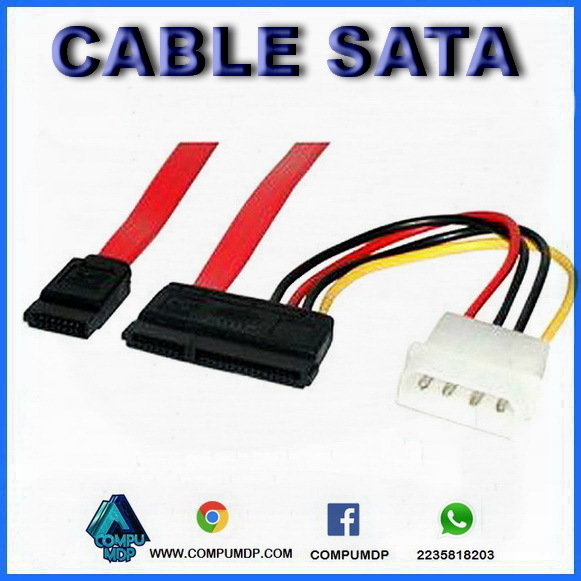 CABLE SATA Y POWER UNIDOS Comprar en Compumdp