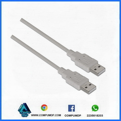 CABLE USB A USB MACHO 5 MTS