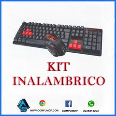 KIT TECLADO Y MOUSE INALAMBRICO