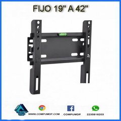 SOPORTE TV FIJO 19" A 42" VESA MAX 20KG CON NIVEL - comprar online