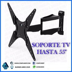 SOPORTE EXTENSIBLE PARA TV HASTA 55 PULGADAS