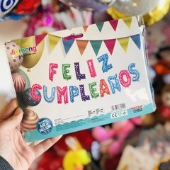 GLOBOS FELIZ CUMPLE - CARTEL