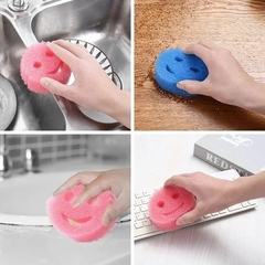 ESPONJA CARITA tipo scrub daddy - caja x2 - Mundo Chulo