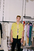Camisa Madonna Print Amarillo 100PRE