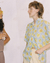 Camisa Madonna Print Celeste 100PRE - tienda online