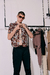 Camisa Ross Print Chocolate 100PRE - soifer
