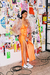Vestido Malu Naranja Fluo - a medida