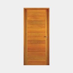 Puerta de Entrada de Madera Modelo Machimbrada
