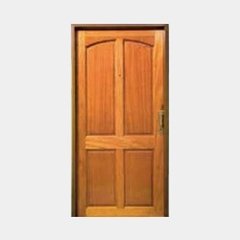 Puerta de Entrada de Madera Moldura Francesa Modelo 16