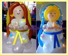 Ángeles Muñecas De Globos Comunión Bautismo Porfis