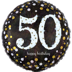 Globo 50 happy birthday apto Helio - comprar online