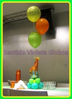 Globos 14 Animales Cuerpo Circo Selva Leon Jirafa Cebra - tienda online