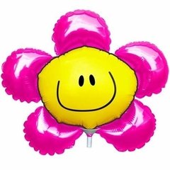 Globos Flor Smile Metalizados 14 Pulgadas Aire - tienda online