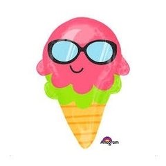 Globo Ice Cream Helado Cucurucho Kawaii Anagram