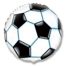 Globo Pelota De Futbol Metalizado 14 Pulgadas Aire Souvenir