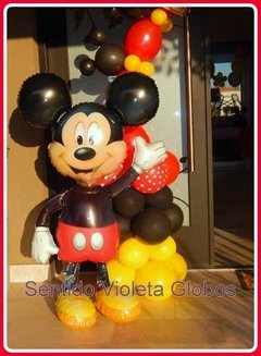 Globo Metalizado Mickey Minnie Caminante Helio Aire 1,40 Alt - comprar online
