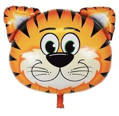 Globos Animales Mono Cebra Tigre Leon 50 Cm Selva Para Helio - Sentido violeta Tienda de Fiestas