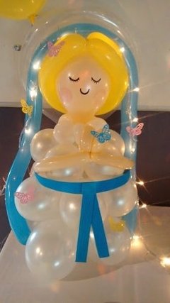 Ángeles Muñecas De Globos Comunión Bautismo Porfis en internet