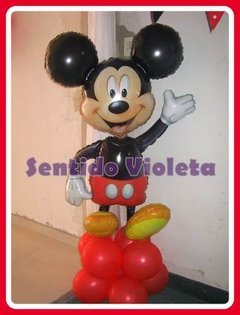 Globo Metalizado Mickey Minnie Caminante Helio Aire 1,40 Alt - tienda online