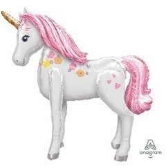 Globo Caminante Unicornio Rosa Gigante Anagram