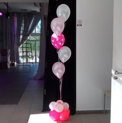 Bouquet de piso 5 globos especial