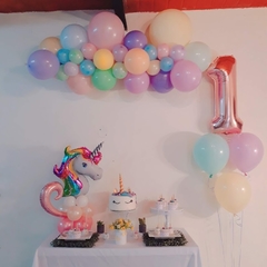 Pack deco unicornio pastel