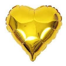 Globo Corazón Metalizado Pastel Colores 22 Cm - comprar online