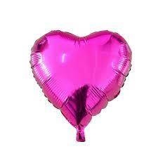 Globo Metalizado Corazón 45 cm apto helio en internet