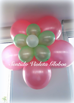 Flores de globos grandes