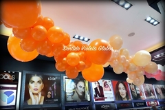 Guirnalda orgánica con globos grandes - tienda online