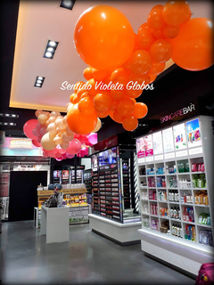 Imagen de Guirnalda orgánica con globos grandes