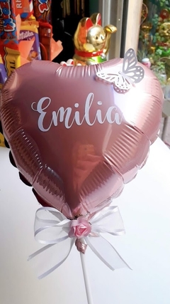 Globo 9" personalizado con detalles de papeleria
