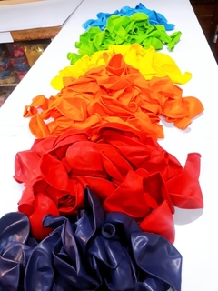 Globos desinflados 12" x 10 u - comprar online