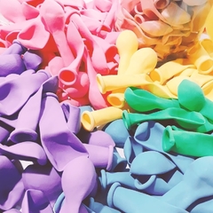 Globos desinflados 12" x 10 u